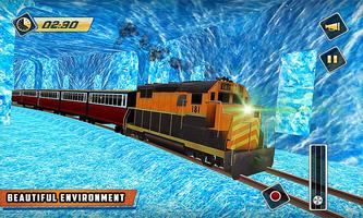Frozen Water Train Driving Simulator 3d screenshot 3