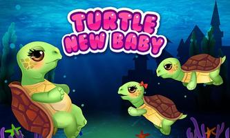 Turtle Mommy New Baby is Born! Affiche