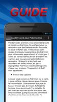 Guide France pour Pokémon Go ポスター