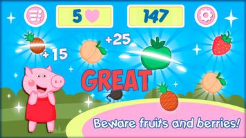 Pig fruit time of peppie screenshot 1