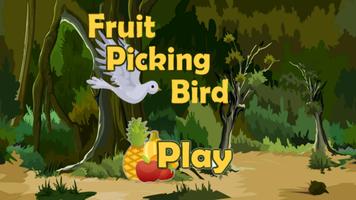 Fruit Picking Bird Affiche