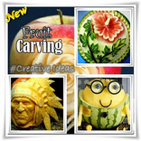 CREATIVE IDEAS of FRUIT CARVING