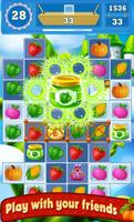 Fruits Garden Match 3 captura de pantalla 1