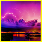 Thunderstorming Lightning Stormy Live Wallpapers иконка