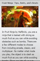 Guide For Fruits Ninja تصوير الشاشة 1