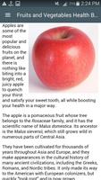 برنامه‌نما Fruits&Vegetables Health Uses عکس از صفحه