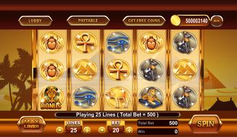 Gold Pharaoh's Casino Slots पोस्टर