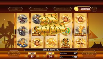 Gold Pharaoh's Casino Slots स्क्रीनशॉट 1