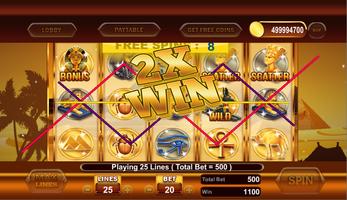 Gold Pharaoh's Casino Slots स्क्रीनशॉट 3