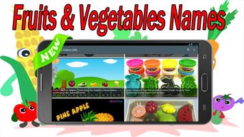 Fruits And Vegetables Names capture d'écran 2