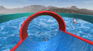 Slippery Water Slide - New Water Park Game syot layar 1