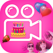 Birthday Photo Video Maker With Music icon