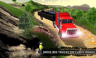 Cargo Truck Driver Game 3d capture d'écran 1