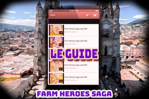 Guide pour Farm Heroes Saga スクリーンショット 1