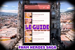 Guide pour Farm Heroes Saga capture d'écran 1