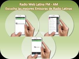 Radio Web Latino FM - AM Affiche