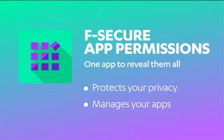 F-Secure App Permissions Affiche