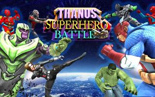 Thanos Superhero War: Infinity Stones Battle games Affiche