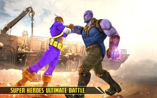 Thanos Superhero War: Infinity Stones Battle games скриншот 1