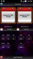 Time Travel : Date Calculator Plakat