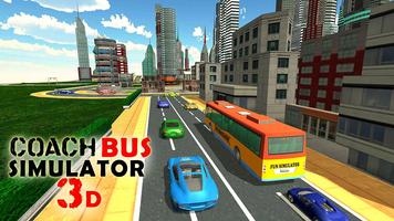 Coach Bus Simulator 3d Affiche