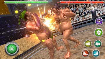 Real Sumo Fighting 2017: Superestrellas Lucha Libr captura de pantalla 2