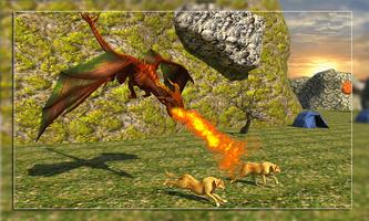 Fire Dragon Fighting Simulator 2018 poster