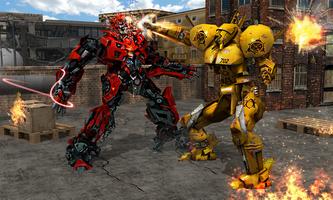 Futuristic Robot Fighting پوسٹر