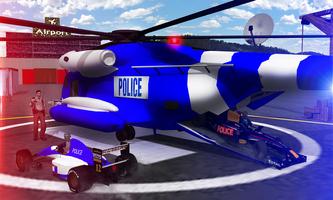 Police Airplane Transport Bike screenshot 2