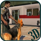 पुलिस कुत्ता मेट्रो सुरक्षा आइकन