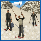 Snow Skiing Racing Adventure Zeichen