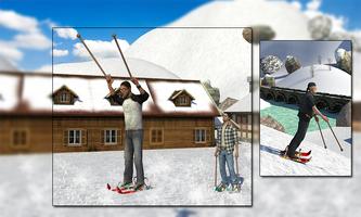 Snow Skiing Racing Adventure Poster