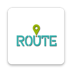 Route tracker icône