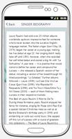 Laura Pausini beste Lieder & Texte. Screenshot 1