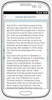 Taylor Swift best songs & lyrics. اسکرین شاٹ 1