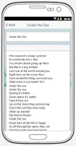 The Little Mermaid Best Songs Lyrics For Android Apk Download