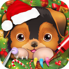 聖誕寵物美甲沙龍 - 兒童遊戲 圖標