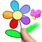 Color Draw & Coloring Books أيقونة