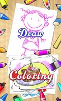 Color Draw & Coloring Books Poster