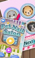 Pets Nail Salon - kids games poster