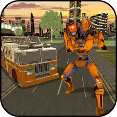 Virtual Robot Firefighter City Rescue APK Herunterladen