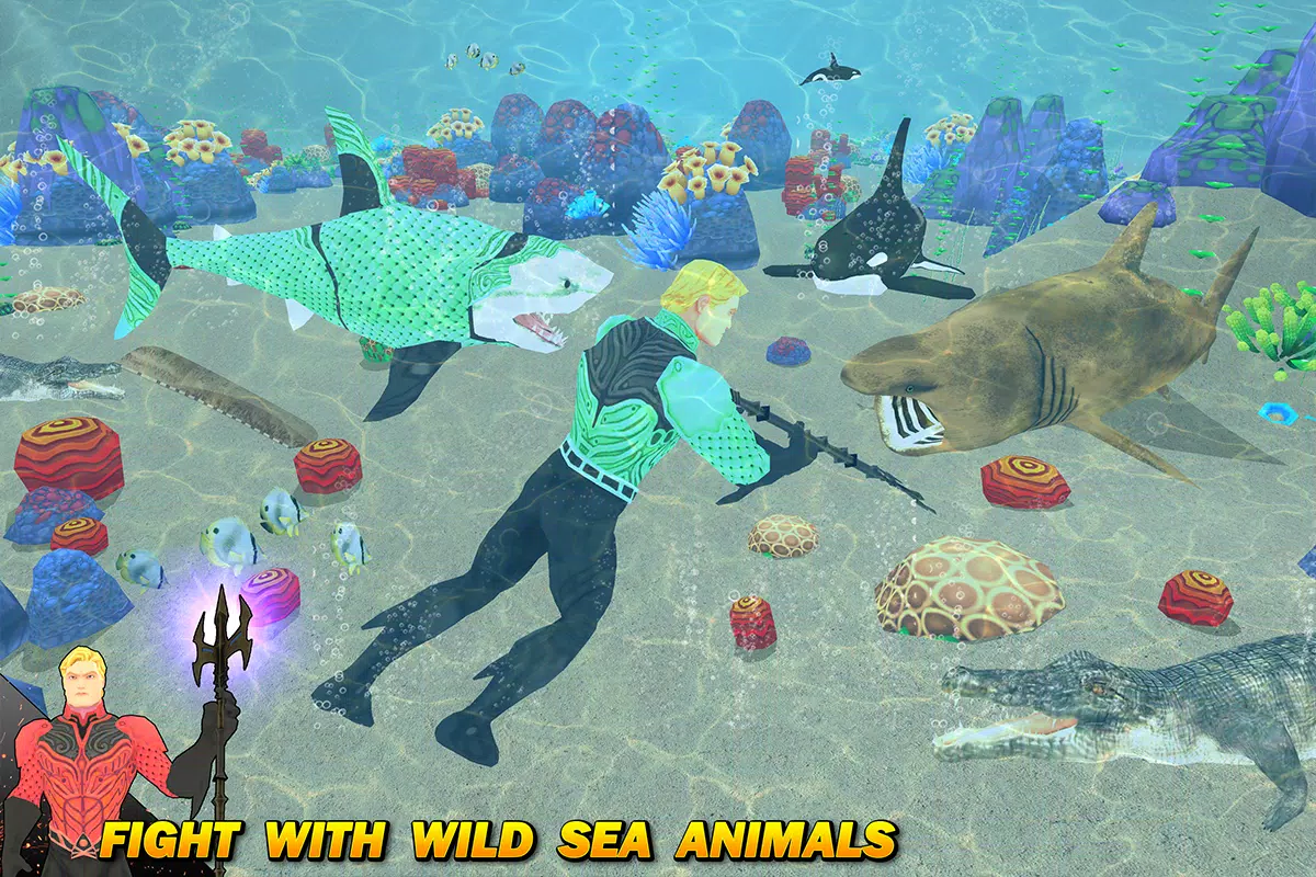 Multi Aqua Shark Hero Vs Sea Animals APK for Android Download