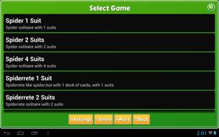 Spider Solitare screenshot 3