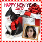 New Year photo frames 2018 icon