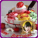 Happy birthday cake greeting APK