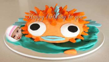 Happy birthday cake greeting capture d'écran 2