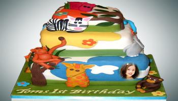Happy birthday cake frame screenshot 3