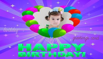 Happy birthday photo frame captura de pantalla 2