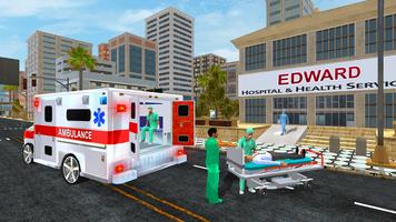 City Ambulance Rescue Simulator Games capture d'écran 1