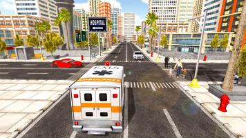 City Ambulance Rescue Simulator Games capture d'écran 2